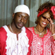 Whitney Houston and Bobby Brown in Israel May 27, 2003
GALI TIBBON/AFP/Getty Images